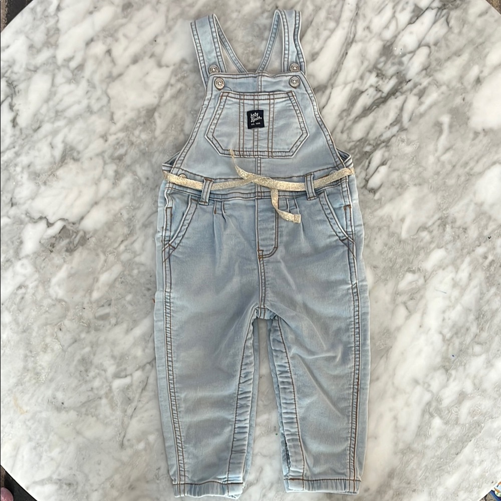 OshKosh B'gosh Blue and Gold Overalls One Piece